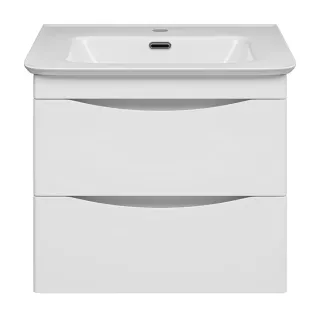 Подвесная тумба под раковину Misty Мираж 60 см П-Мир-01060-011П2Я белый